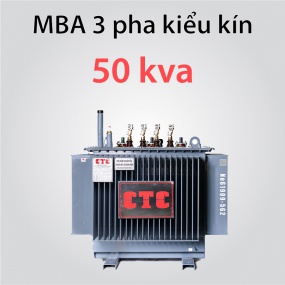 Máy biến áp 3 pha kiểu kín 50kva - Máy Biến áp CTC - Công Ty CP Thiết Bị Điện Và Chế Tạo Biến Thế Hà Nội